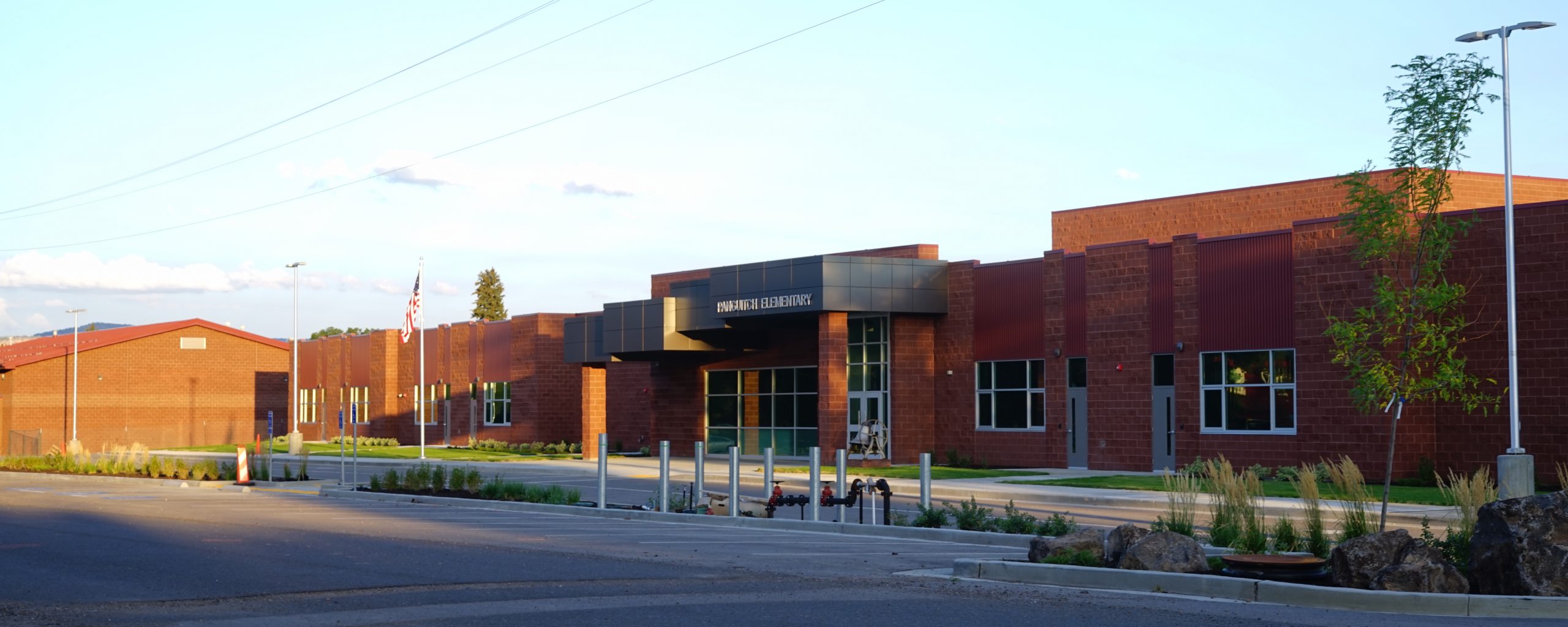 photo of exterior of new Panguitch Elementary School